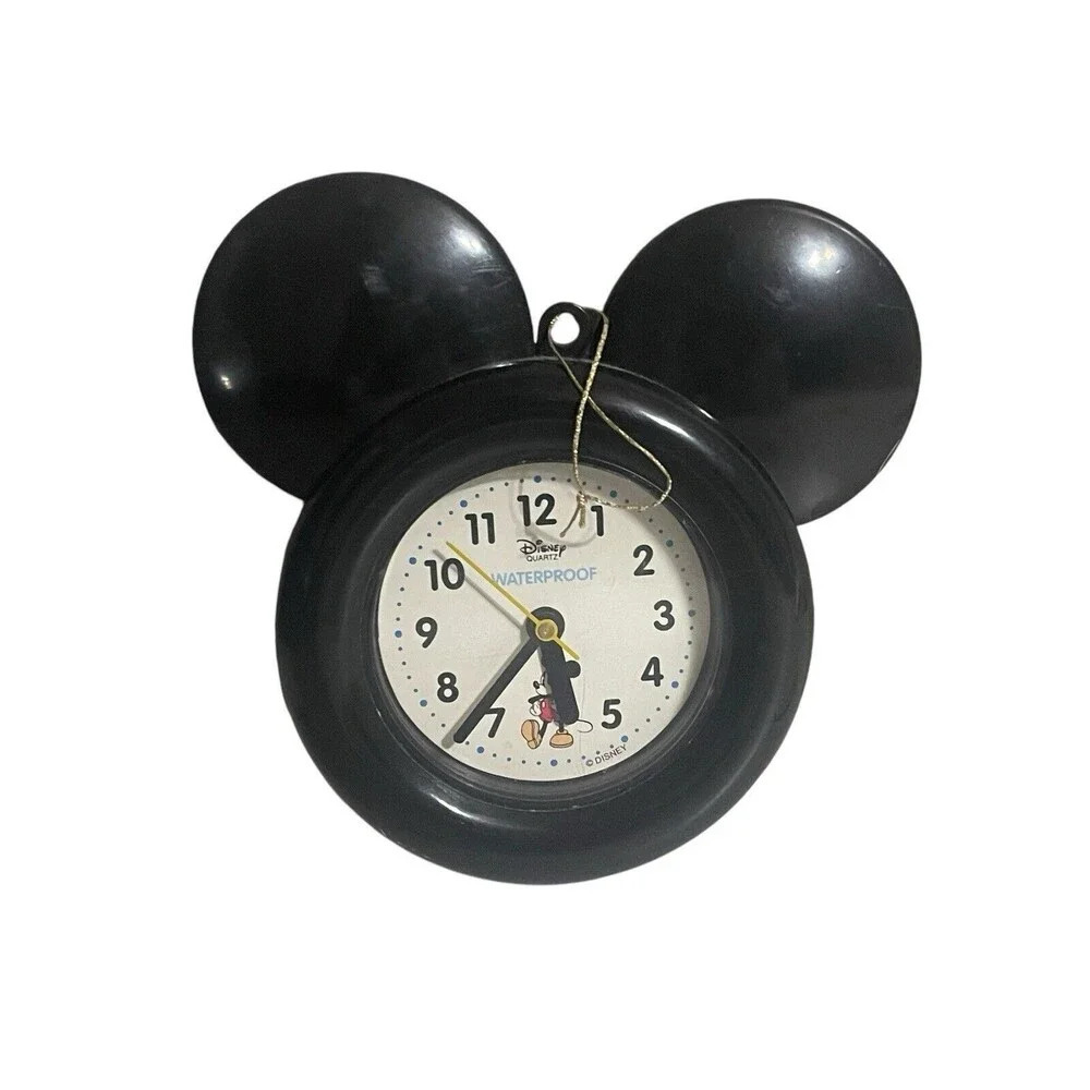 Disney’s Mickey Mouse clock battery operated Waterproof Works Vintage ULTRA RARE